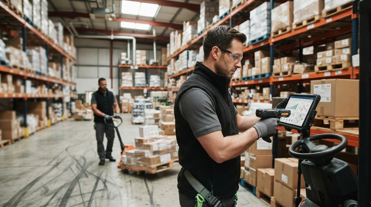 The team who would use what software is used for inventory management, mid-task