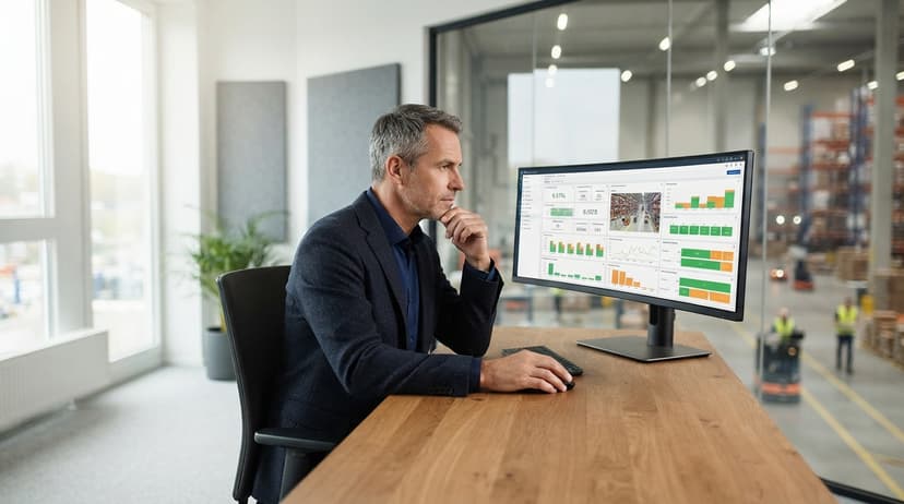 Reviewing the figures what warehouse management system does amazon use produces