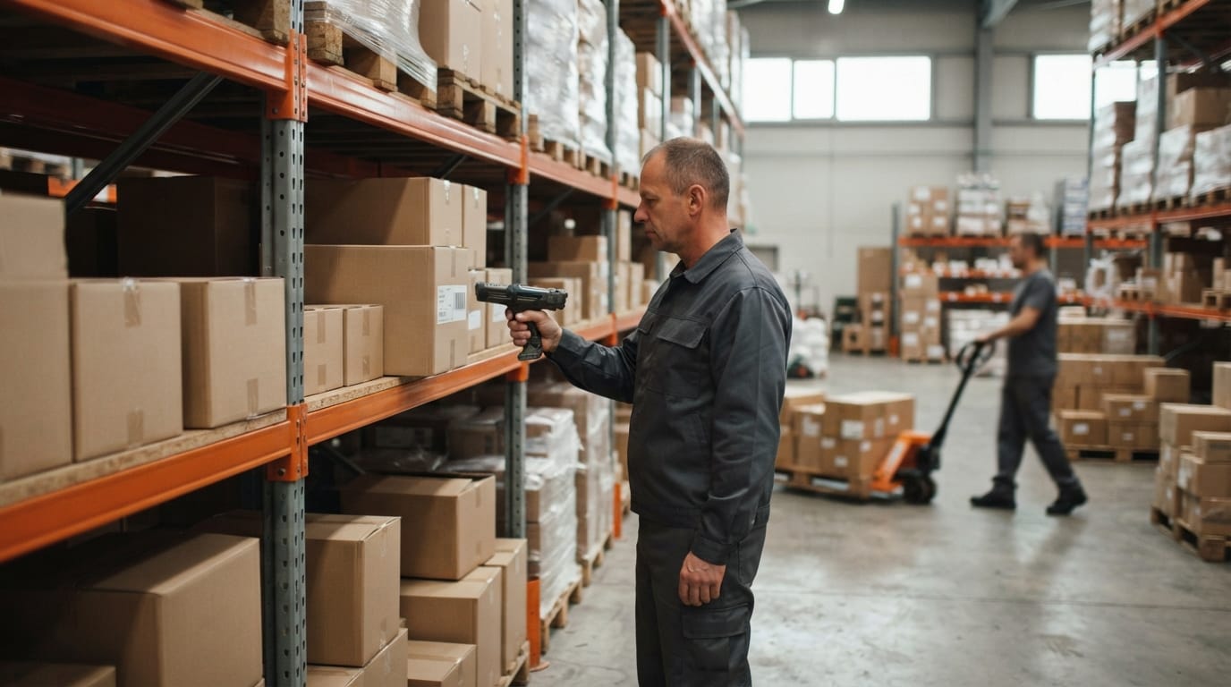 The team who would use when was barcode scanner invented, mid-task