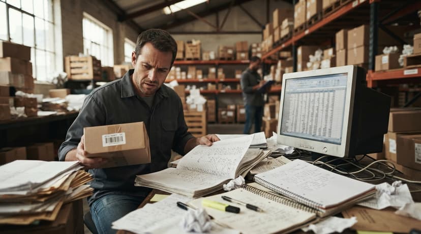 The manual process where are serial numbers replaces