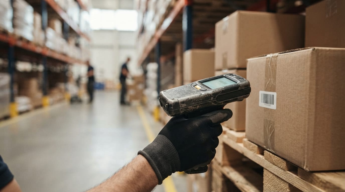 Close detail from the work why is warehousing and inventory management important supports