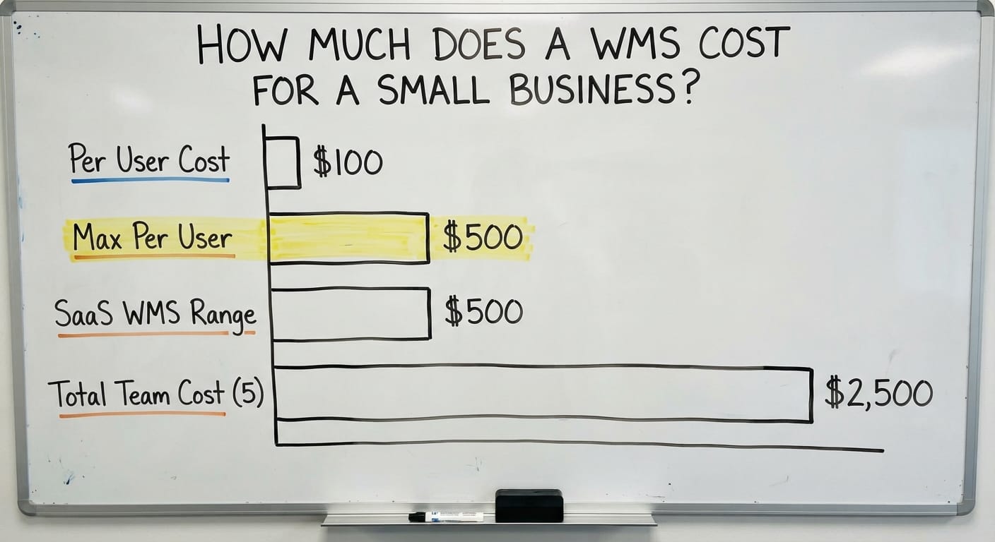 How Much Does a WMS Cost for a Small Business?, in figures